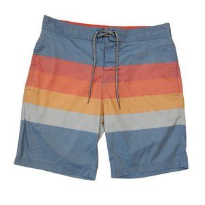 Goodfellow Co Mens Stripped Swim Shorts Size 30